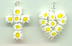 Daisy "Lace" Pendants